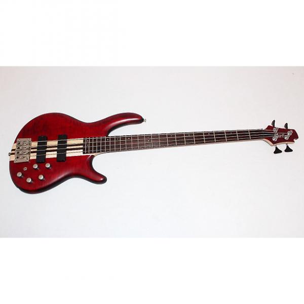 Custom Cort Artisan A4 Plus FMMH Red Electric Bass Guitar #1 image