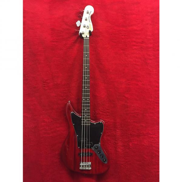 Custom Squier Vintage Modified Jaguar Bass Crimson Red #1 image
