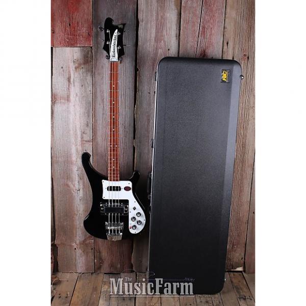 Custom Rickenbacker 4003S JG Jet Glo 4 String Electric Bass Guitar w Hardshell Case USA #1 image