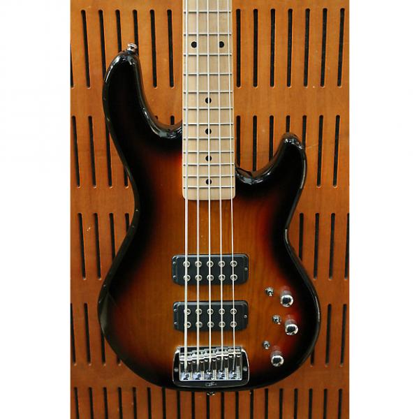 Custom G&amp;L TRIBUTE L2500 5 String Bass Guitar 3 Tone Sunburst Maple Neck #1 image