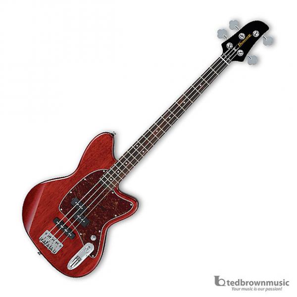 Custom Ibanez TMB100 4-String Talman Bass - Transparent Red - 2015 Model Closeout #1 image