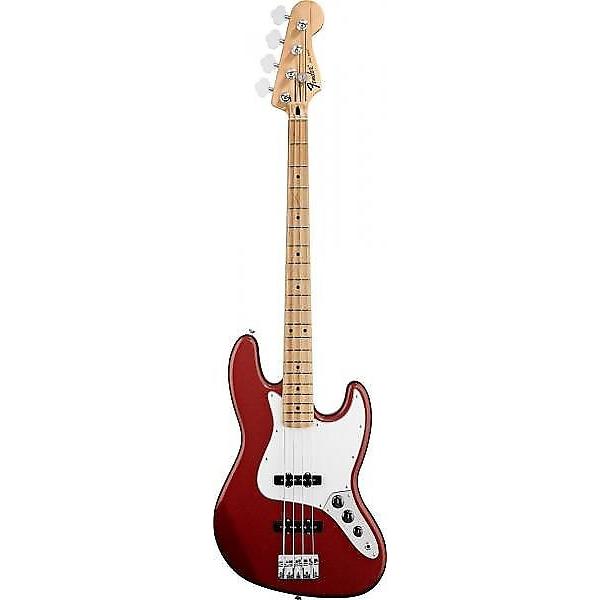 Custom Fender Standard Jazz Bass Maple Fingerboard Candy Apple Red #1 image