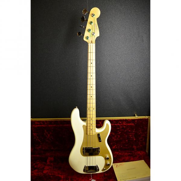 Custom Fender 1958 Reissue Precision Bass 2013 White Blonde #1 image
