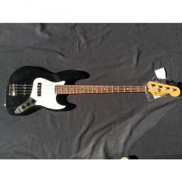 Custom Fender Standard Jazz Bass Black rosewood with Free Shipping #1 image