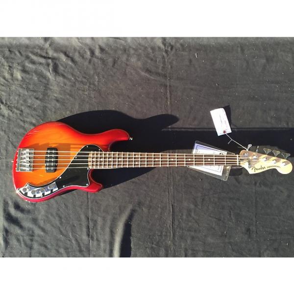 Custom Fender Deluxe Dimension Active Bass V Aged Cherry Sunburst with Free Shipping #1 image