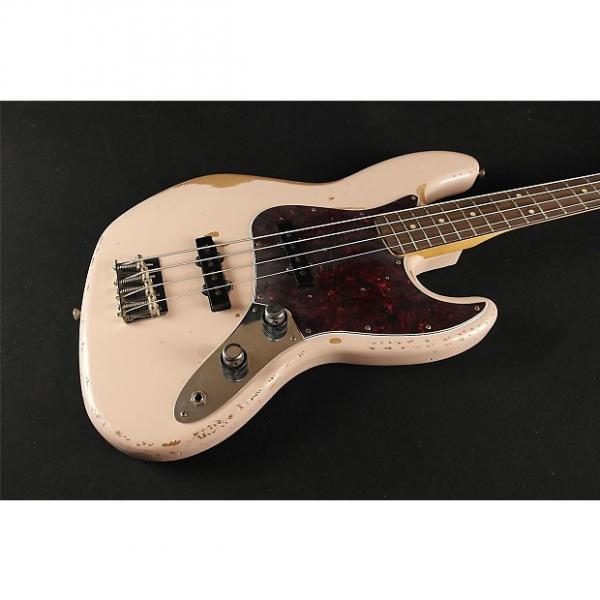 Custom Fender Signature Model FLEA Jazz Bass, Rosewood Fingerboard, Roadworn Shell Pink (868) #1 image