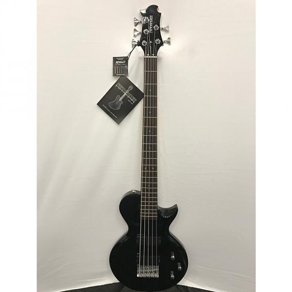 Custom Fernandes Monterey 5 X Bass Guitar - Black #1 image