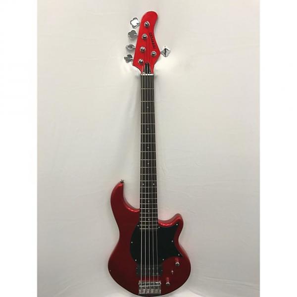 Custom Fernandes Atlas 5 Deluxe Bass Guitar - Candy Apple Red #1 image