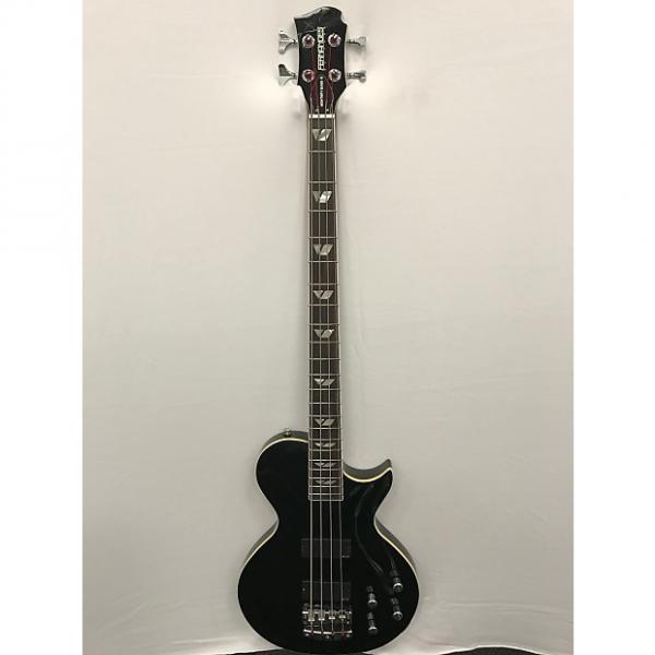 Custom Fernandes Monterey 4 Deluxe Bass Guitar w/Set Neck - Black #1 image