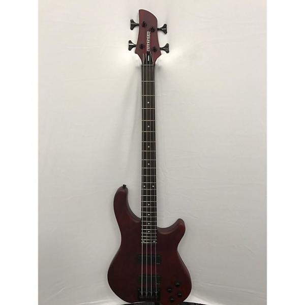 Custom Fernandes Tremor 4 Deluxe Electric Bass - Wine Red Satin #1 image