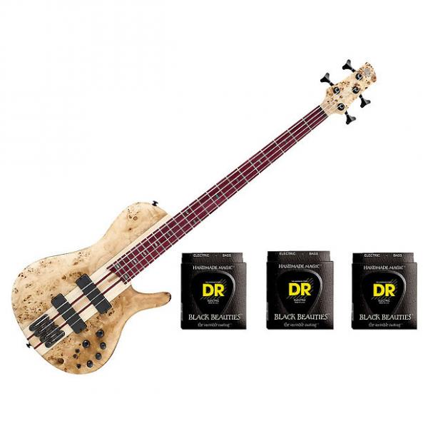 Custom Ibanez SRSC800 Deep Natural Flat Bass Workshop w/3 Sets DR Strings BKB45 #1 image