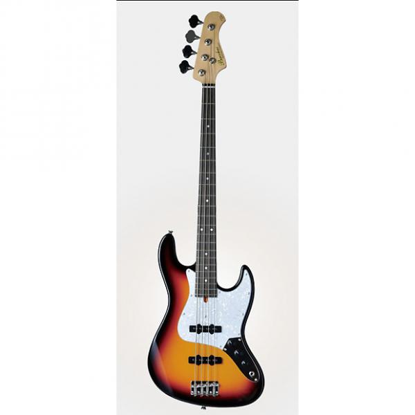 Custom Bacchus Global Series - WL-001 - 4 String Bass - 3 Tone Sunburst - NEW - Clearance - Last one left #1 image