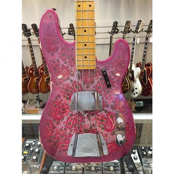 Custom New 2016 Fender Custom Shop Masterbuilt Pink Paisley Relic Telecaster Precision Bass w/ ohsc COA #1 image