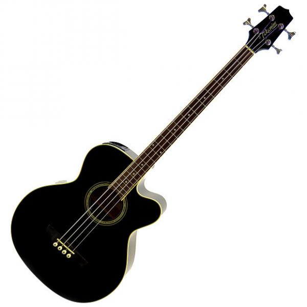 Custom Takamine EGB2S 4-String Acoustic Electric Bass - w Hardshell Case #1 image