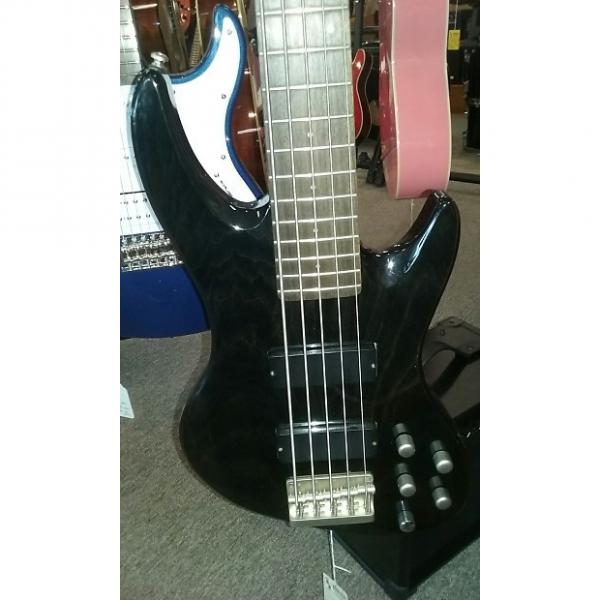 Custom DeArmond  Pilot Pro IV  Trans Black 5 String Bass Guitar #1 image