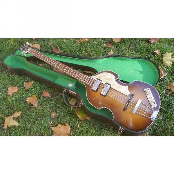 Custom Hofner  Violin Bass Cavern Spec Original Beatles  1961  sunburst #1 image