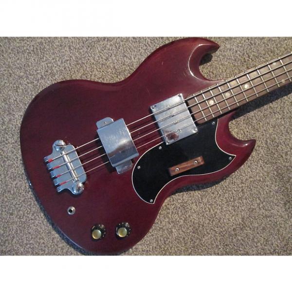 Custom Avon SG bass Early 70's maroon #1 image