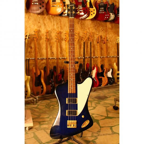 Custom Burny ZB-85 signature Norio Toshiro ( Thunderbird Bass ) See-Thru Blue #1 image