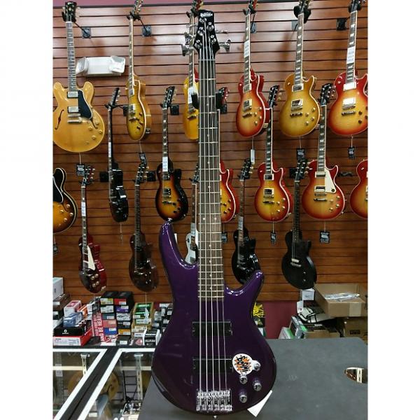 Custom GIO 5-String Electric Bass, Deep Violet Metallic #1 image