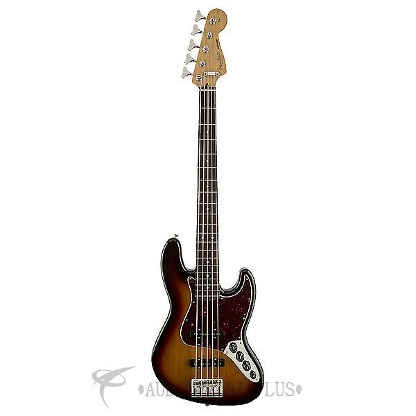 Custom Fender Deluxe Active Jazz Bass - Brown Sunburst - 0136860332 - 717669299798 #1 image
