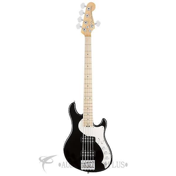 Custom Fender American Elite Dimension HH 5 String Bass Guitar Black - 193002706 -  885978649846 #1 image