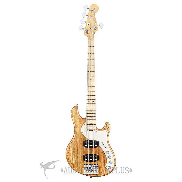 Custom Fender American Elite Dimension HH 5-Strings Electric Bass Guitar Natural- 193002721-885978649853 #1 image