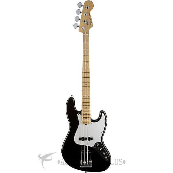 Custom Fender American Standard Jazz Maple Fingerboard 4 Strings Electric Bass Guitar Black - 0193702706 #1 image