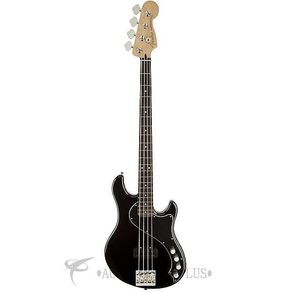 Custom Fender Deluxe Dimension Rosewood Fingerboard 4 Strings Electric Bass Guitar Black - 142600306 #1 image