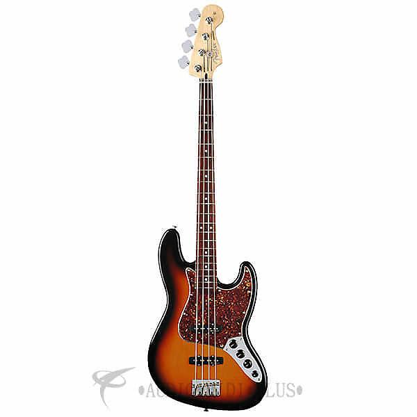 Custom Fender Deluxe Active Jazz Rosewood Fingerboard 4 Strings Electric Bass Guitar Brown Sunburst #1 image