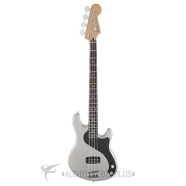Custom Fender Standard Dimension Rosewood Fingerboard 4 Strings Electric Bass Guitar Ghost Silver-149600581 #1 image
