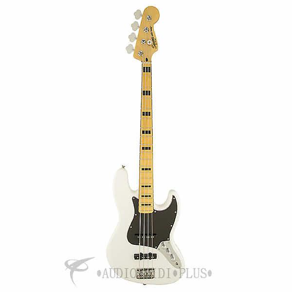 Custom Fender Squier Vintage Modified Jazz '70  Maple Fingerboard 4-String ElectricBass Guitar OlympicWhite #1 image