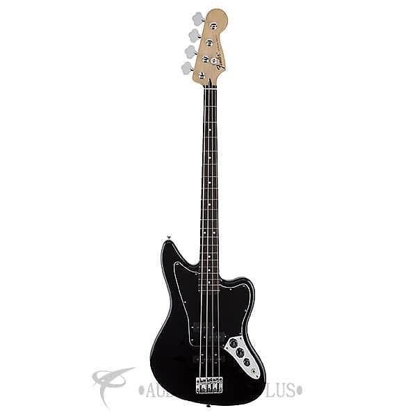 Custom Fender Standard Jaguar Rosewood Fingerboard 4 Strings Electric Bass Guitar Black - 149700506 #1 image