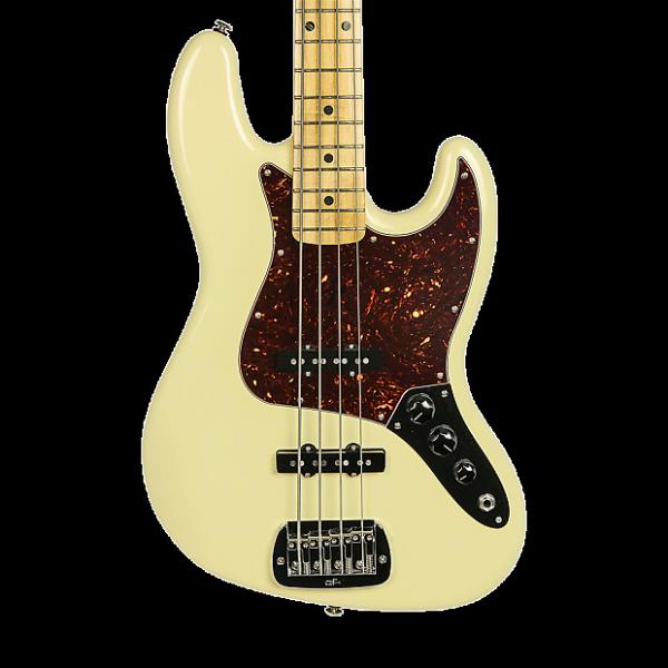 Custom G&amp;L USA JB Electric Bass - Nitro Vintage White with Case #1 image