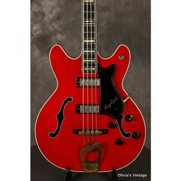 Custom Hagstrom CONCORD Bass C-2 DELUXE GOLD hardware  1960s Cherry #1 image