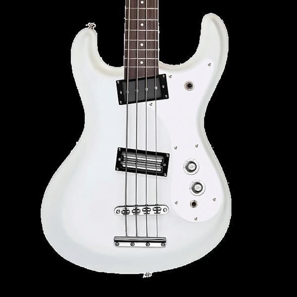 Custom Danelectro '64 Electric Bass - White Pearl #1 image