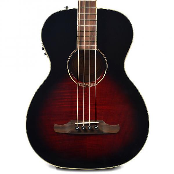 Custom Fender T-Bucket Acoustic-Electric Bass E Sunburst Flame Maple #1 image
