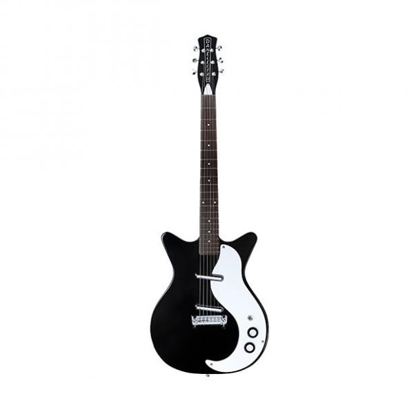 Custom Danelectro Bass Guitar - 59 DC Longscale Reissue - Black #1 image