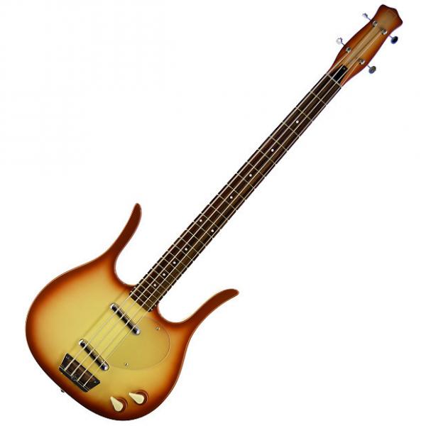 Custom Danelectro Longhorn Short Scale Electric Bass - Copper Burst #1 image