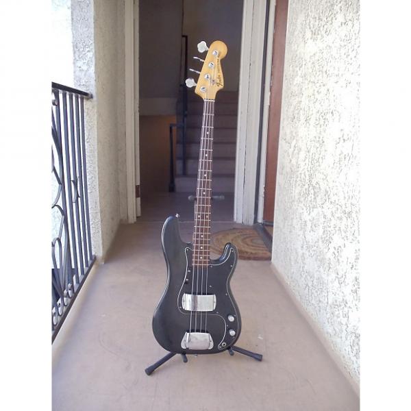 Custom Fender American Precision Bass 1977 Black #1 image