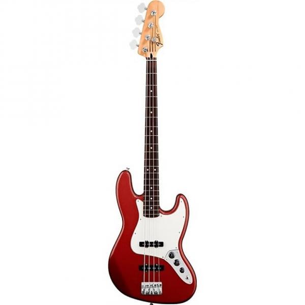 Custom Fender Standard Jazz Bass, Candy Apple Red, Rosewood #1 image