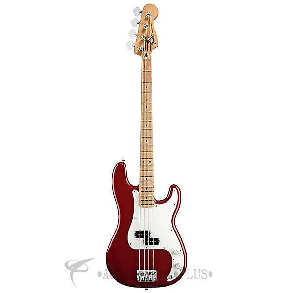 Custom Fender Standard Precision Maple Fingerboard 4-Strings Electric Bass Guitar Candy Apple Red #1 image
