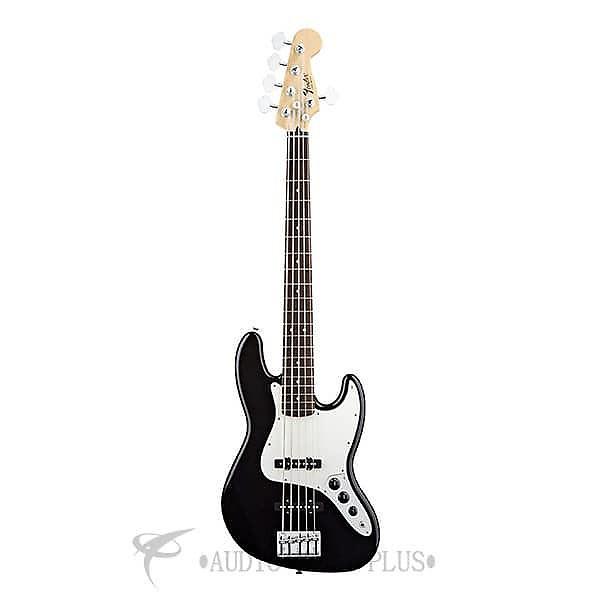 Custom Fender Standard Jazz Rosewood Fingerboard 5 Strings Electric Bass Guitar Black - 146600506 #1 image