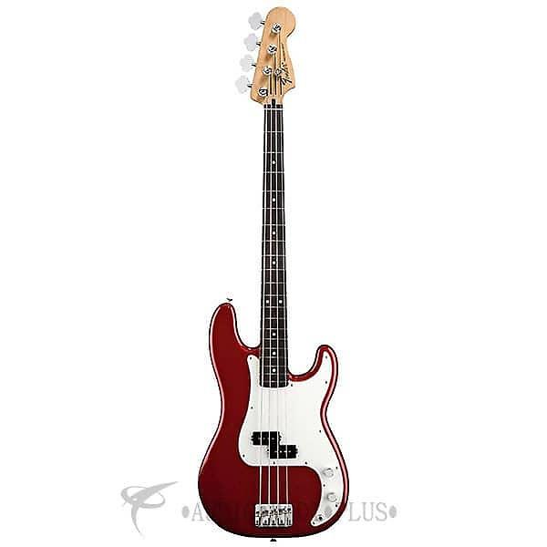 Custom Fender Standard Precision Rosewood Fingerboard 4 Strings Electric Bass Guitar Candy Apple Red #1 image