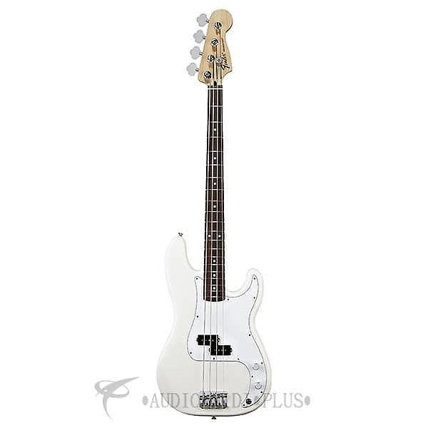 Custom Fender Standard Precision Rosewood Fingerboard 4 Strings Electric Bass Guitar Arctic White - 1461005 #1 image