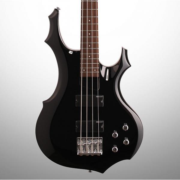 Custom ESP LTD F-104 Electric Bass, Black #1 image