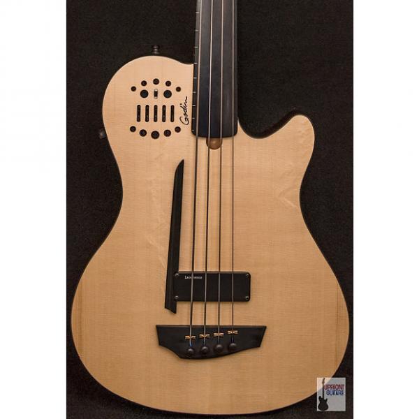 Custom Godin A4 Ultra Natural Fretless Bass Ebony SA #1 image