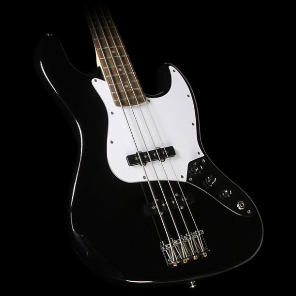 Custom Squier Affinity Series Jazz Bass Electric Bass Black #1 image