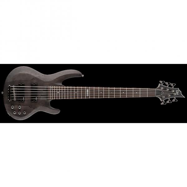 Custom ESP LTD B-206 B Series Bass Guitar 6-string See Thru Black Satin Maple Top w/ Active EQ LB-206SMSTBLKS #1 image