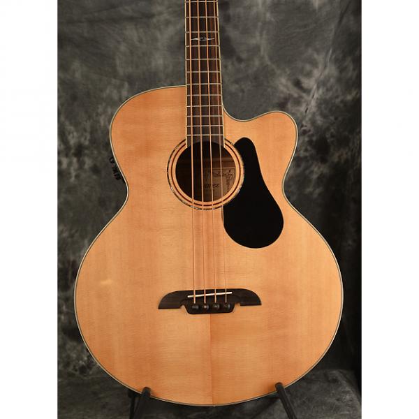 Custom Alvarez AB60CE Acoustic Bass Cutaway Natural w Solid Spruce Top &amp; Baggs Electronics #1 image