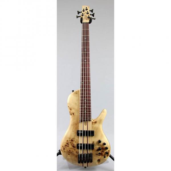 Custom Store Demo | Ibanez SRSC805 5-String Workshop Series Bass Guitar - Natural Flat #1 image
